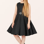 Kids Audrey Clarity Dress - Black