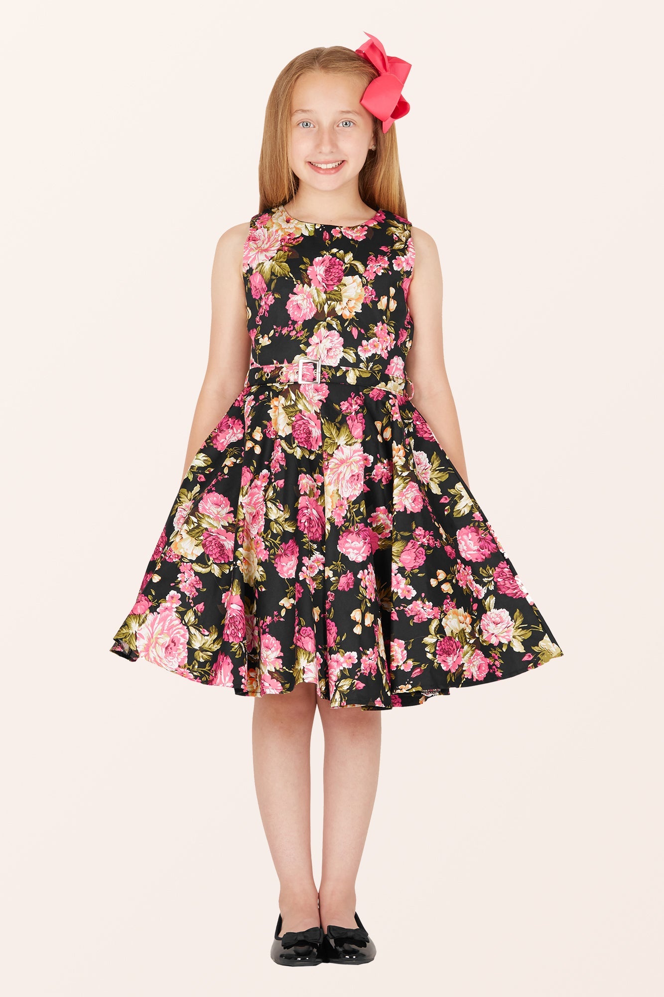 Kids Audrey Divinity Dress - Black