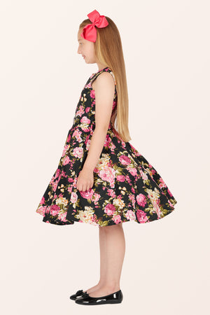 Kids Audrey Divinity Dress - Black