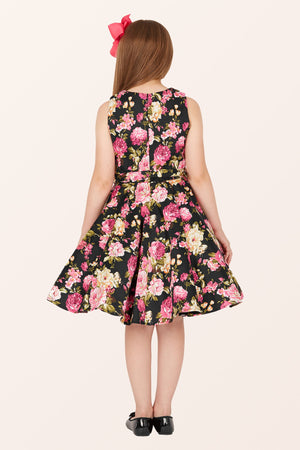 Kids Audrey Divinity Dress - Black