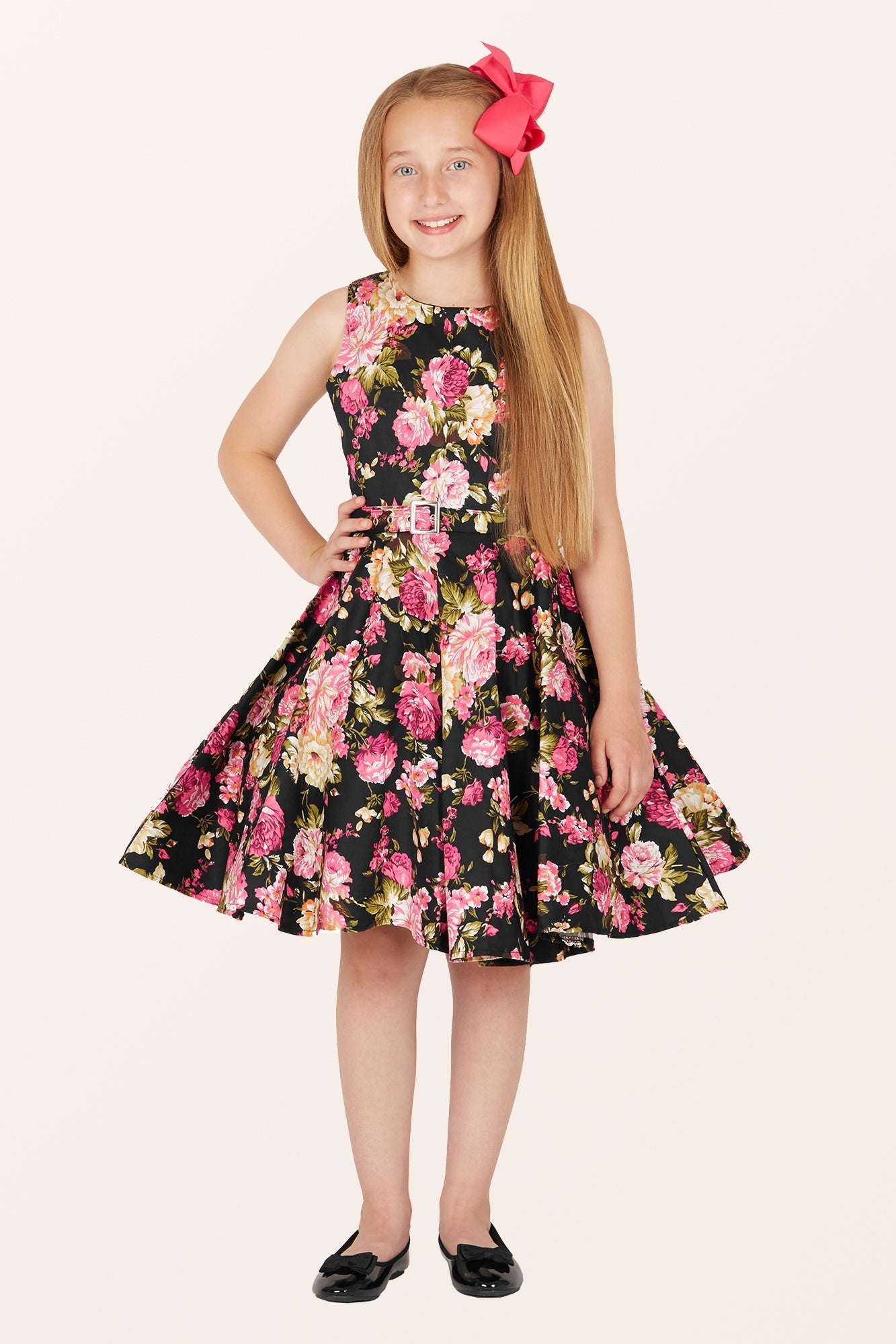 Kids Audrey Divinity Dress - Black