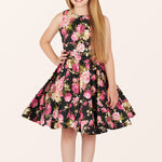 Kids Audrey Divinity Dress - Black
