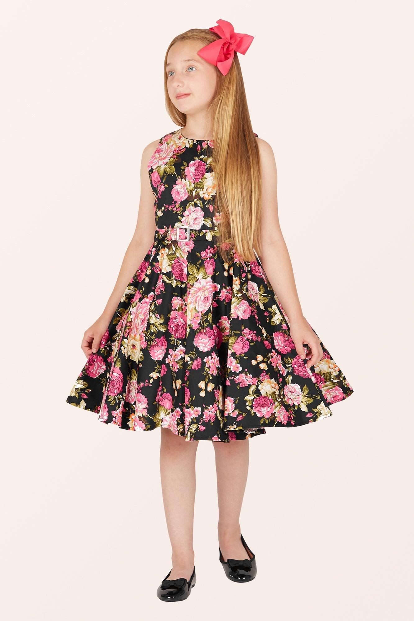Kids Audrey Divinity Dress - Black