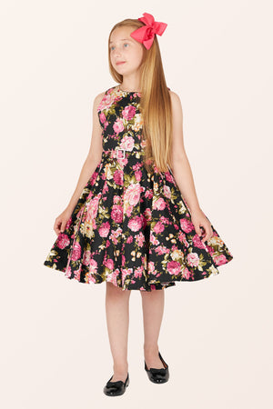 Kids Audrey Divinity Dress - Black