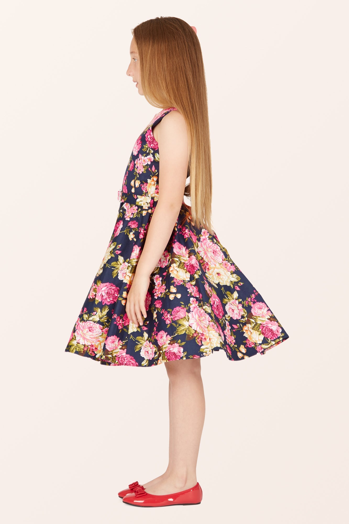 Kids Audrey Divinity Dress - Midnight Blue