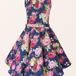 Kids Audrey Divinity Dress - Midnight Blue