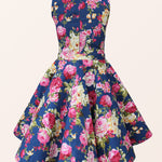 Kids Audrey Divinity Dress - Midnight Blue