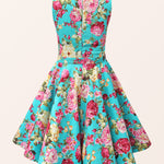 Kids Audrey Divinity Dress - Turquoise