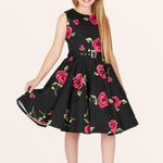 Kids Audrey Infinity Dress - Red