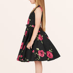 Kids Audrey Infinity Dress - Red