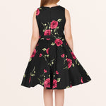 Kids Audrey Infinity Dress - Red