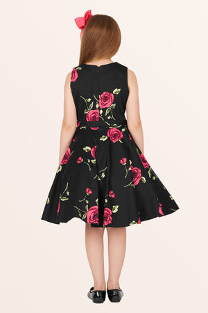Kids Audrey Infinity Dress - Red