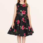 Kids Audrey Infinity Dress - Red
