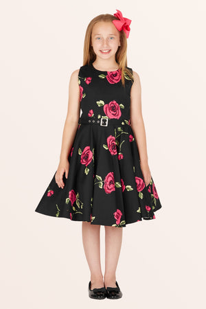 Kids Audrey Infinity Dress - Red