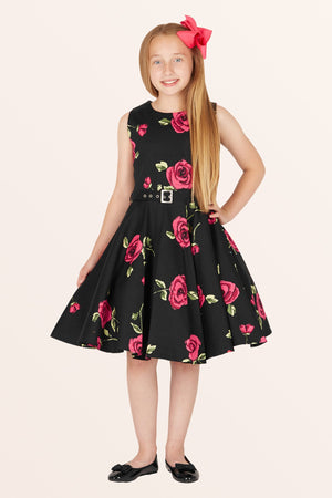 Kids Audrey Infinity Dress - Red