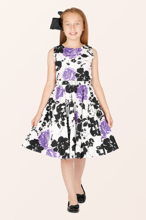 Kids Audrey Serenity Dress - Purple
