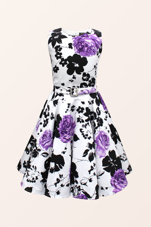 Kids Audrey Serenity Dress - Purple