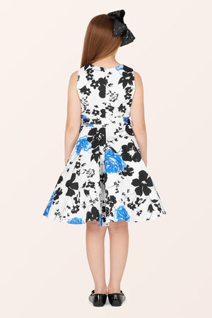 Kids Audrey Serenity Dress - Blue
