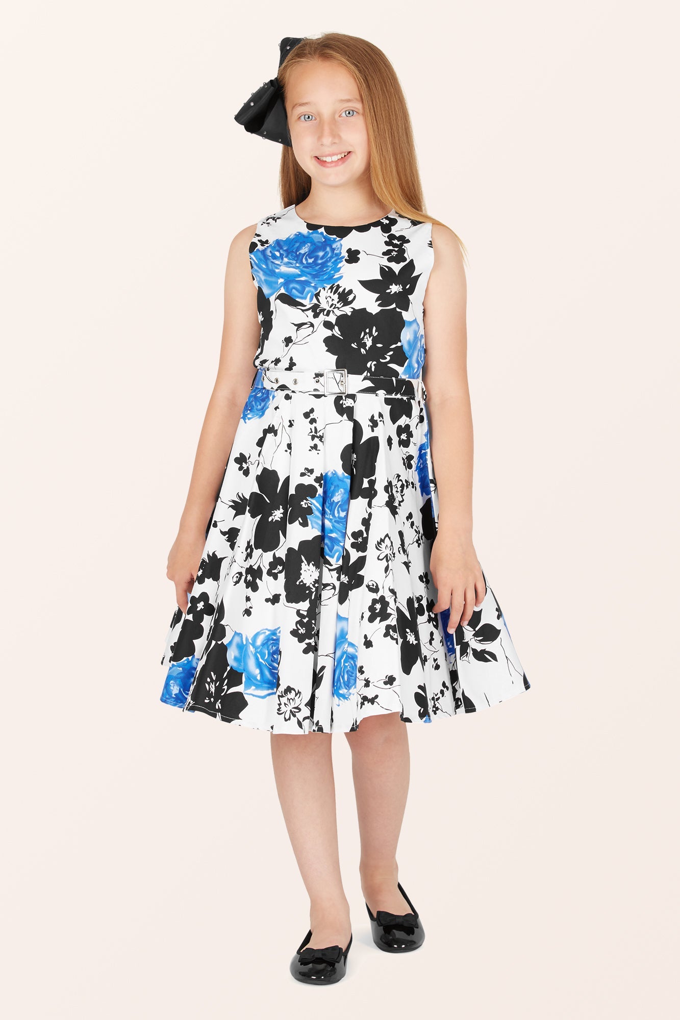Kids Audrey Serenity Dress - Blue