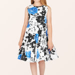 Kids Audrey Serenity Dress - Blue