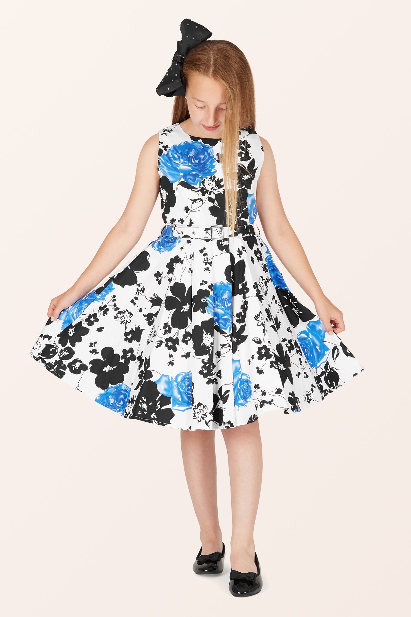 Kids Audrey Serenity Dress - Blue