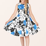 Kids Audrey Serenity Dress - Blue