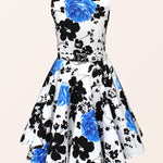 Kids Audrey Serenity Dress - Blue