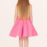 Kids Audrey Polka Dot Dress - Pink