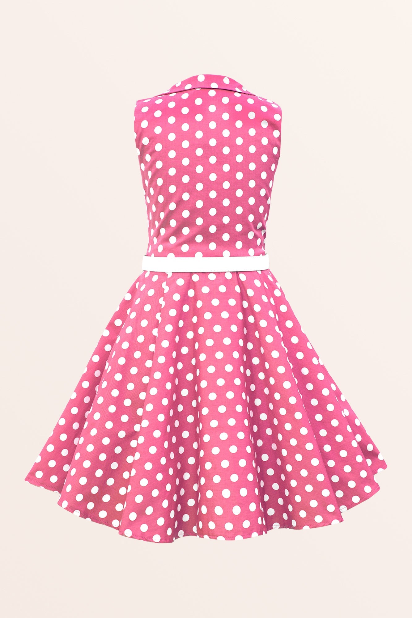Kids Holly Polka Dot Dress - Pink