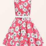 Kids Audrey Daisy Dress - Pink