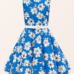 Kids Audrey Daisy Dress - Royal Blue