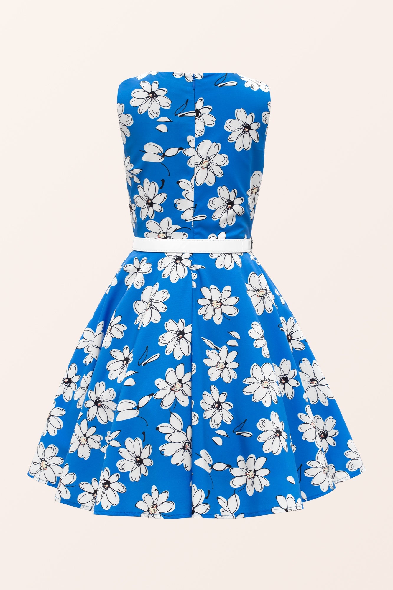Kids Audrey Daisy Dress - Royal Blue