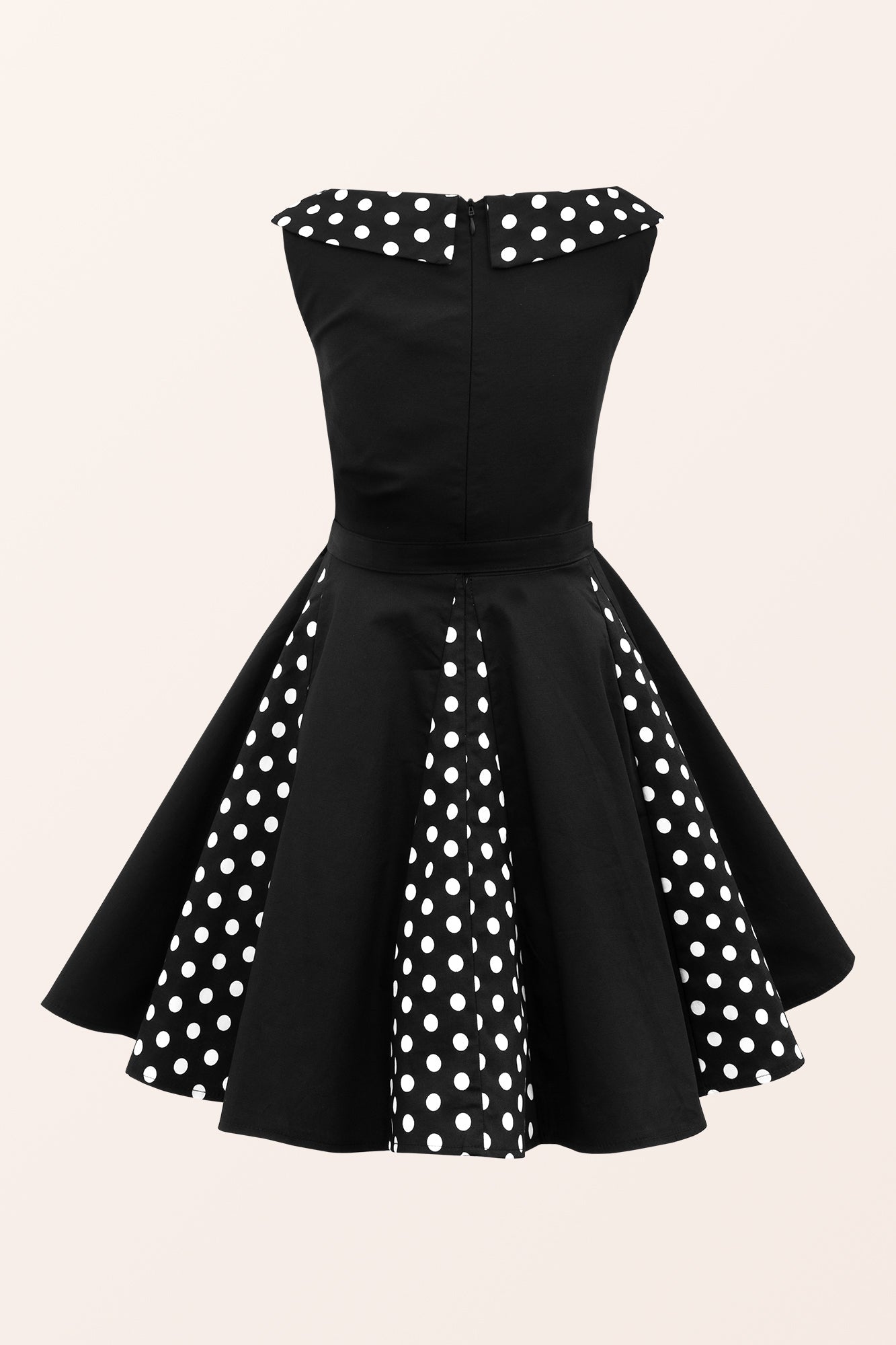 Kids Alexia Polka Dot Dress - Black
