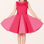 Kids Alexia Polka Dot Dress - Pink