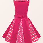 Kids Alexia Polka Dot Dress - Pink