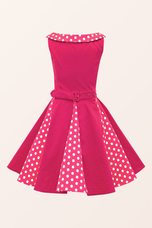 Kids Alexia Polka Dot Dress - Pink