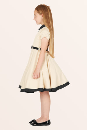 Kids Lucy Clarity Dress - Champagne