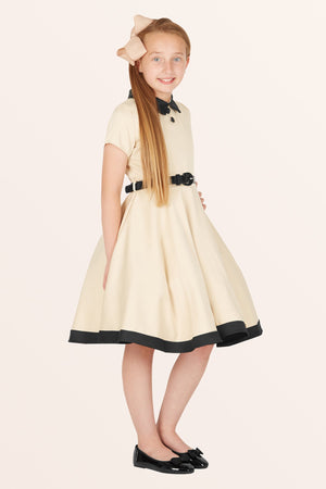 Kids Lucy Clarity Dress - Champagne