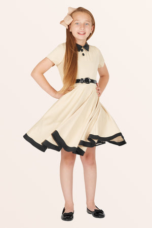 Kids Lucy Clarity Dress - Champagne