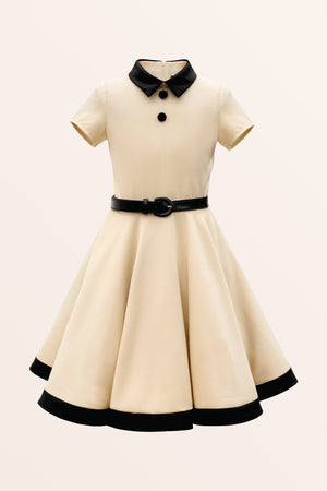 Kids Lucy Clarity Dress - Champagne