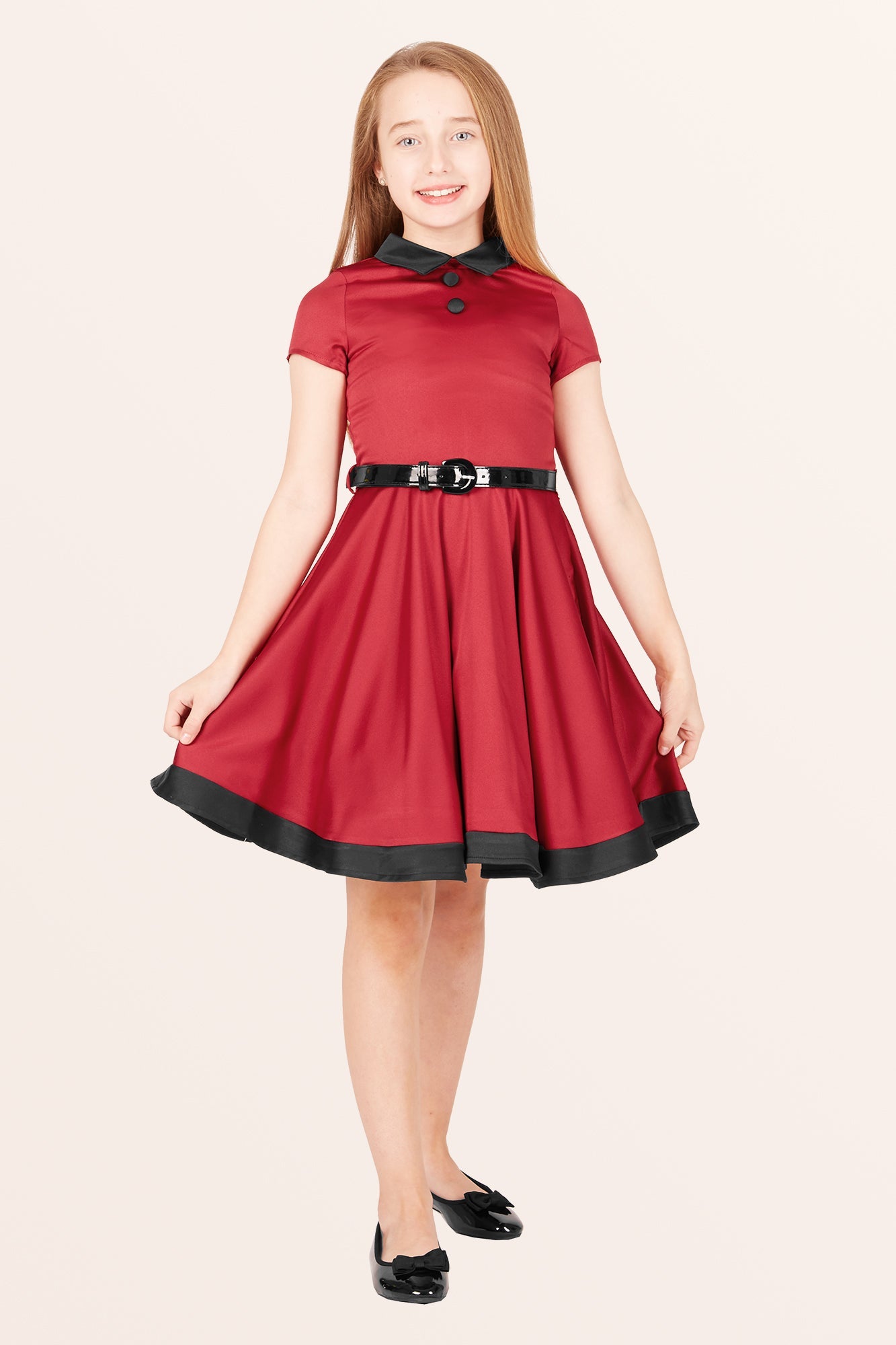 Kids Lucy Clarity Dress - Red