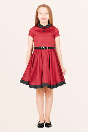 Kids Lucy Clarity Dress - Red