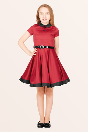 Kids Lucy Clarity Dress - Red
