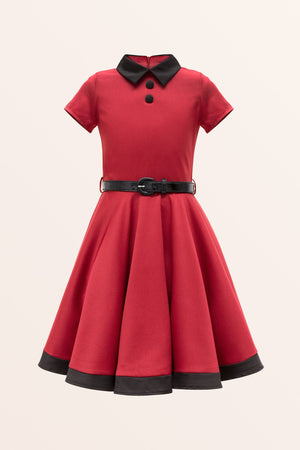 Kids Lucy Clarity Dress - Red