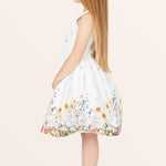Kids Kira Flora Dress - White