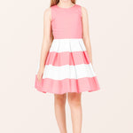 Kids Lilly Striped Dress - Pink
