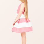 Kids Lilly Striped Dress - Pink