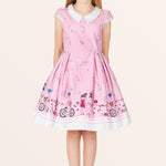 Kids Olivia Polka Dot Dress - Pink