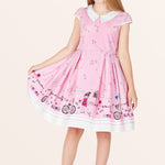 Kids Olivia Polka Dot Dress - Pink