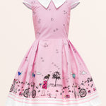 Kids Olivia Polka Dot Dress - Pink